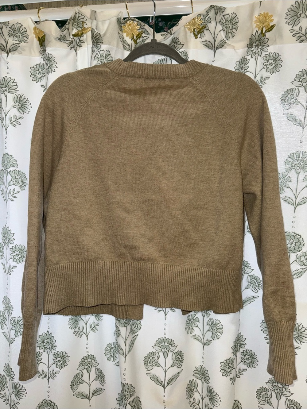 Essentials Tan Button-Front Cardigan - Picture 5 of 5
